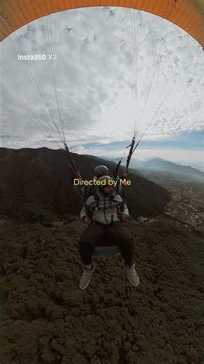 Touched the sky at Bir ✨Paragliding over mountains feels unreal #backpackingindia