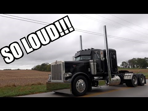 PETERBILT 379 6NZ CAT GETS MASSIVE STACKS & HITS THE ROAD!!!