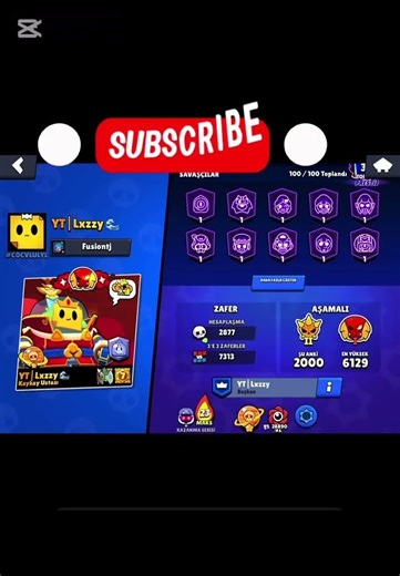 ❤️‍🩹New Collab❤️‍🩹‪@Lxzzy-Bs‬ ❤️‍🩹 #shortvideo #brawlstars #ytdayibenionecikarnolur #pubg
