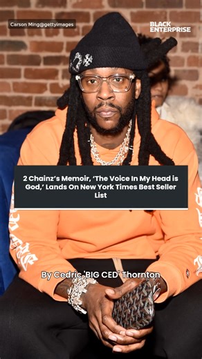 2 Chainz's memoir, ‘The Voice in My Head is God,' lands on New York Times best seller list