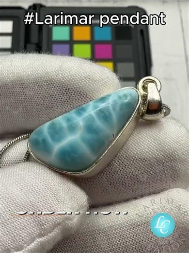 The Rarest Gemstone in the Caribbean? 🇩🇴💎 #gemstone #handmade #larimar