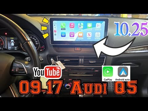 Audi Q5 Multimedia CarPlay Android Auto Upgrade Factory Car Radio Retain Original Stereo System