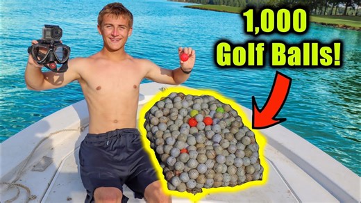 Recovering 4,200 Golf Balls! Scuba Diving for Fast Cash