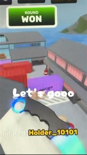 Doing the crane shot on docks!! #roblox #rivals