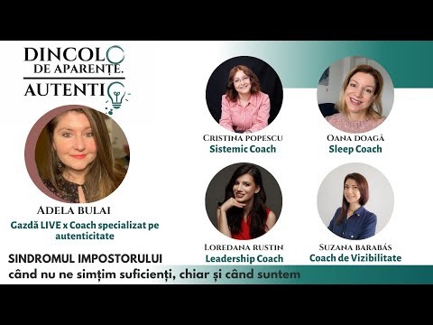 Episodul#32: Dincolo de aparențe: autentic, de grup - sindromul impostorului