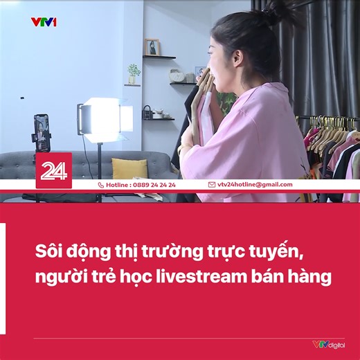 431K views · 6.1K reactions | Thu nhập lên đến 8 chữ số với công việc livestream bán hàng - Nhiều người trẻ đang chi mạnh tay cho những khóa học bán hàng trực tuyến. | VTV24 | Facebook