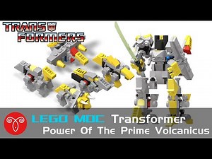 Lego MOC Transformers Mini Volcanicus Instruction Power Of The Prime