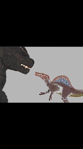 spinosaurus vs godzilla #meme #edit #animation #dc2 #jp3 #dinosaur #legendary #godzilla #spinosaurus