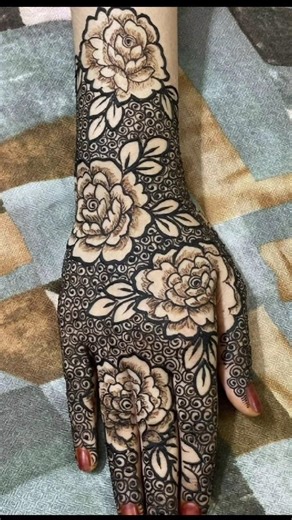 flower's mehandi designs 💐🌺 #short #shortsfeed #shortsviral #trending @SaniyakhanSanu-e3x