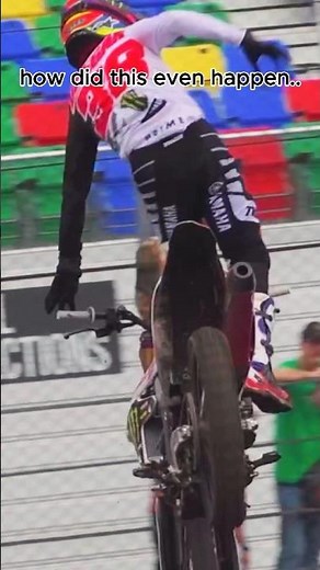 Haiden Deegan HUGE crash at Supercross Race #promotocross #supermotocross