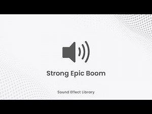 Strong Epic Boom sound FX | Cinematic Sound Effects