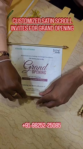 24 shares | Classic Royal Scroll Invitations for Indian Weddings –...