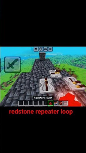 redstone repeater loop #minecraft