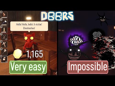 Roblox Doors: Difficulties – Very Easy & Impossible █ DOORS 👁️ [MODIFIERS] █