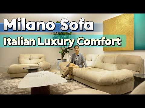 Milano Sofa Timeless Italian Living Room Design