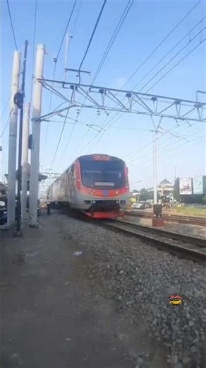KRL Joglo Tujuan Yogyakarta || Kereta Api Indonesia #keretaapi #krlcommuterline #shorts