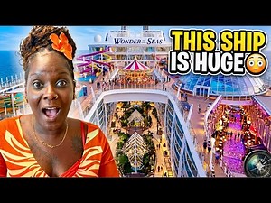 My First SOLO Royal Caribbean Cruise Vlog| Wonder of the Seas Ship Tour |