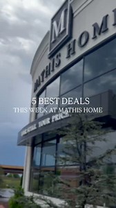 1.7K views · 62 reactions | Here’s what’s HOT at Mathis Home! Shop now to upgrade every area of your home with these great deals and MORE now through 5/1 online & in store! Become a Mathis Rewards Member to unlock exclusive pricing plus more perks!  ⭐ | Mathis Home | Facebook