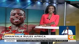 106K views · 4.9K reactions | Omanyala rules Africa: Kenyan speedster beats Simbine in thrilling sprint. Omanyala crowned African champion in Mauritius #Tonight | Citizen TV Kenya | Facebook