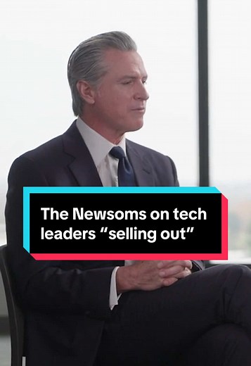 Governor Gavin Newsom and First Partner Jennifer Siebel Newsom tell @Emily Chang how they really feel about tech leaders cozying up to President Trump. Watch The Circuit for more.