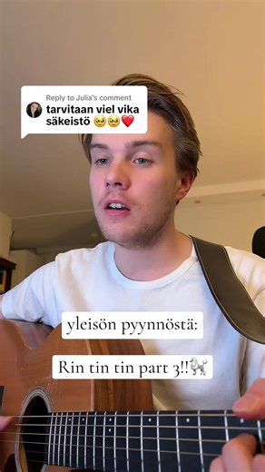 Replying to @Julia okei vielä yks rin tin tin! 🐩🥲 #fyp #tiktoksuomi #laulu #villeveikka
