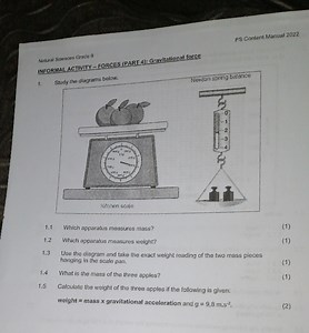Questions1.1 Which apparatus measures mass?1.2 Which appara... | Filo