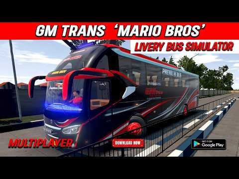 Bus Simulator X Multiplayer - Livery Bus GM TRANS 'MARIO BROS' [SR2]