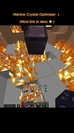 Fastest cPvP Kill Ever? 💀 (Marlow Crystal Optimizer) #Shorts #minecraft #cpvp #marloww