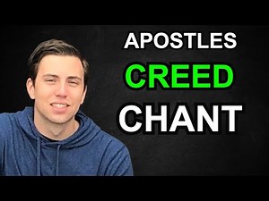 The Apostles' Creed in Latin - Gregorian Chant (Credo in Deum)