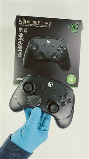 New Razer Wolverine V4 8K high Resolution Capacitive Thumb sticks #shorts #unboxing #gaming #asmr