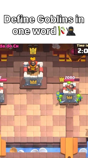 Use one word t describe goblin barrel #clashroyale