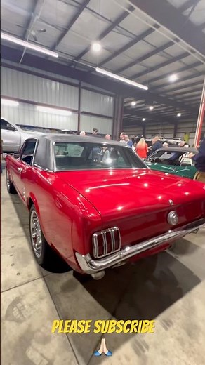 Red, Wild & Free: The Original 1966 Ford Mustang #classic #musclecar #mustang