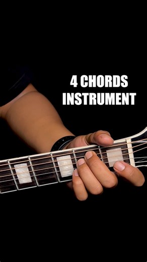 4 Chords Instrument 🎸 Guitar Tutorial #music #guitar #newmusic #chords #fyp