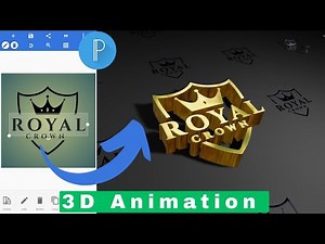 3D Logo Animation Tutorial | How to Make 3D Logo for YouTube Channel | No PC Needed