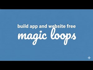 Magic loops Ai - tutorial | computer_vlogs