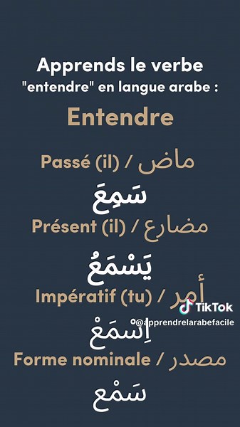Conjugaison en Arabe : Apprends Facilement !