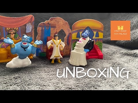 McDonalds Happy Meal Aladdin and the King of Thieves Unboxing