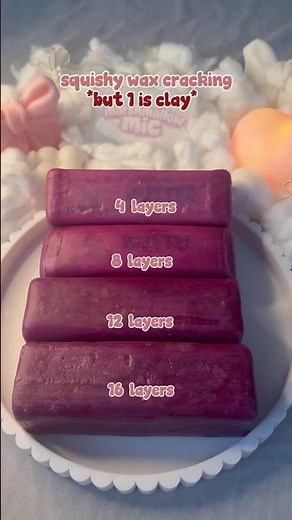 most people get this wrong.. watch twice 👀🤭-squishy wax cracking #asmr #clay #wax #crunchy #butter