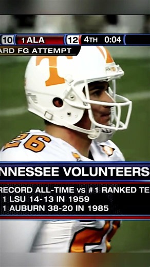 Greatest Ending to Alabama vs Tennessee of All Time? #alabama #collegefootball #tennessee