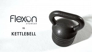 Do you think Flexon frames are durable enough to withstand the weight of a Kettlebell? Watch to find out! Visit http://www.flexon.com/ to learn more about Flexon frames. | Flexon Eyewear