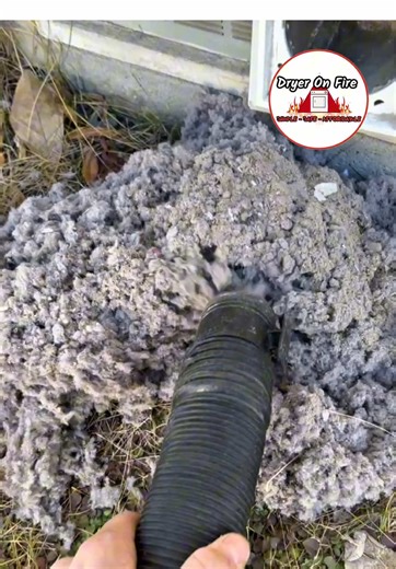 Dryer Vent Cleaning and Lint Vacuum- Secret Sock Monster Revealed #asmr #oddlysatisfying #dryerventcleaning #vacuum #dryerfire