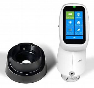 Spectrocolorimeter Touch Screen Color Spectrometer with Single Measuring Aperture Φ8mm D/8 SCI/SCE Wavelength Range 400-700nm CMOS Dual Beam Splitting Sensor Automatic Calibration USB Interface