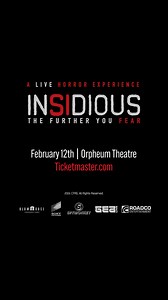 Step through The Red Door for an all-new LIVE horror experience! INSIDIOUS – THE FURTHER YOU FEAR is coming to Memphis Orpheum Theatre on February 12. Get tickets now and enter if you dare… | Insidious