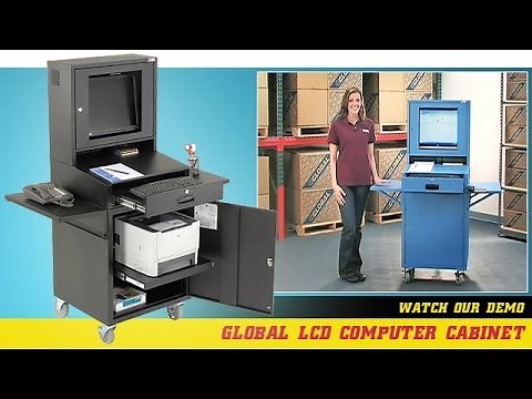 Global LCD Mobile Computer Cabinet