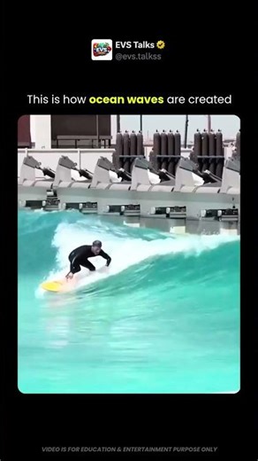How Ocean Waves Are Created in Pools 🌊😳