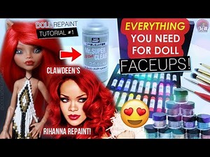 Everything You Need for Doll Repaints (Beginner Friendly Clawdeen Wolf Repaint)