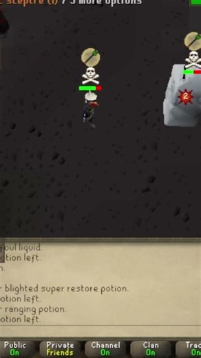 New arkan blade 60 att pure vs 20 defense rat deep wildy #oldschoolrunescape #osrs #runescape