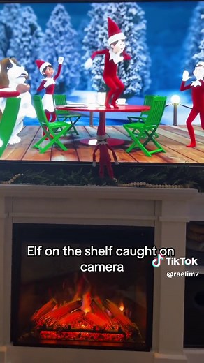 Elf caught on camera dancing 🫢 #elfontheshelfideas #elf #elfcaughtoncam #elves #christmasmagic #fyp #foryoupage #caught #elfontheshelf #elf #elfcaughtoncam #elves #christmasmagic #fyp #foryoupage #caught #elfontheshelf