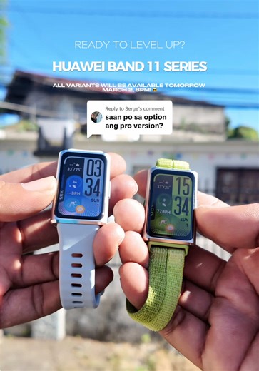 Replying to @Serge bukas na po release ng Pro edition natin. Kaya ADD TO CART para sa mga gusto ng DISCOUNT! 😎 #huawei #huaweiband11 #band11 @HUAWEI Philippines