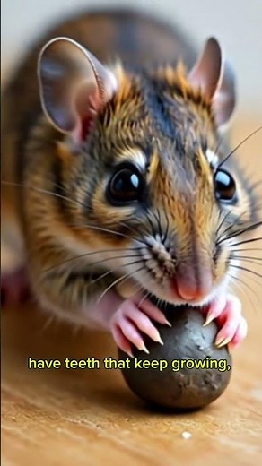 Small rodents’ teeth never stop growing, so they must constantly gnaw